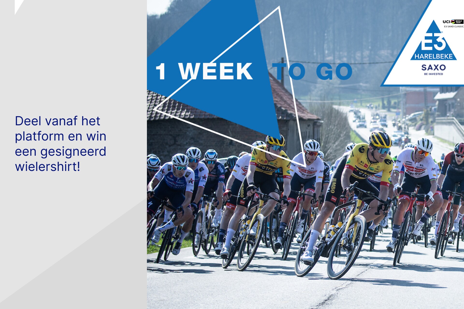 De E3 Saxo Classic: Win een gesigneerd wielershirt